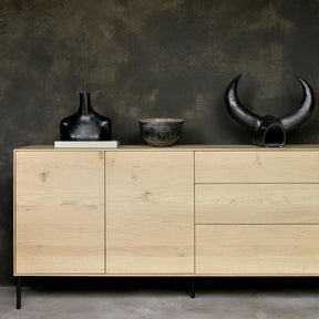 Ethnicraft Oak Whitebird Sideboard Styled