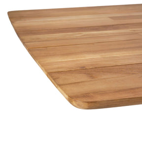 Ethnicraft Teak Mikado Outdoor Dining Table Edge Detail