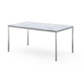 Florence Knoll Dining Table Satin Carrara Marble 60"