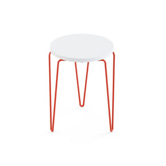 White Top Red Base