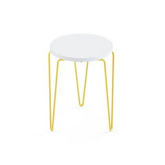 White Top Yellow Base