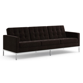 Florence Knoll Sofa Espresso Velvet