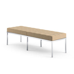 Florence Knoll Bench Knoll Velvet Sandstone