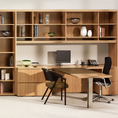 Life Office Chair by Formway Design for Knoll with Shelton Mindel Side Chair in Office