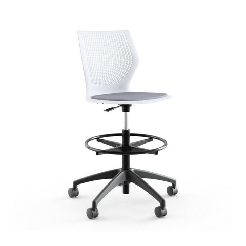 Knoll MultiGeneration High Task Chair - Armless with Seat Pad