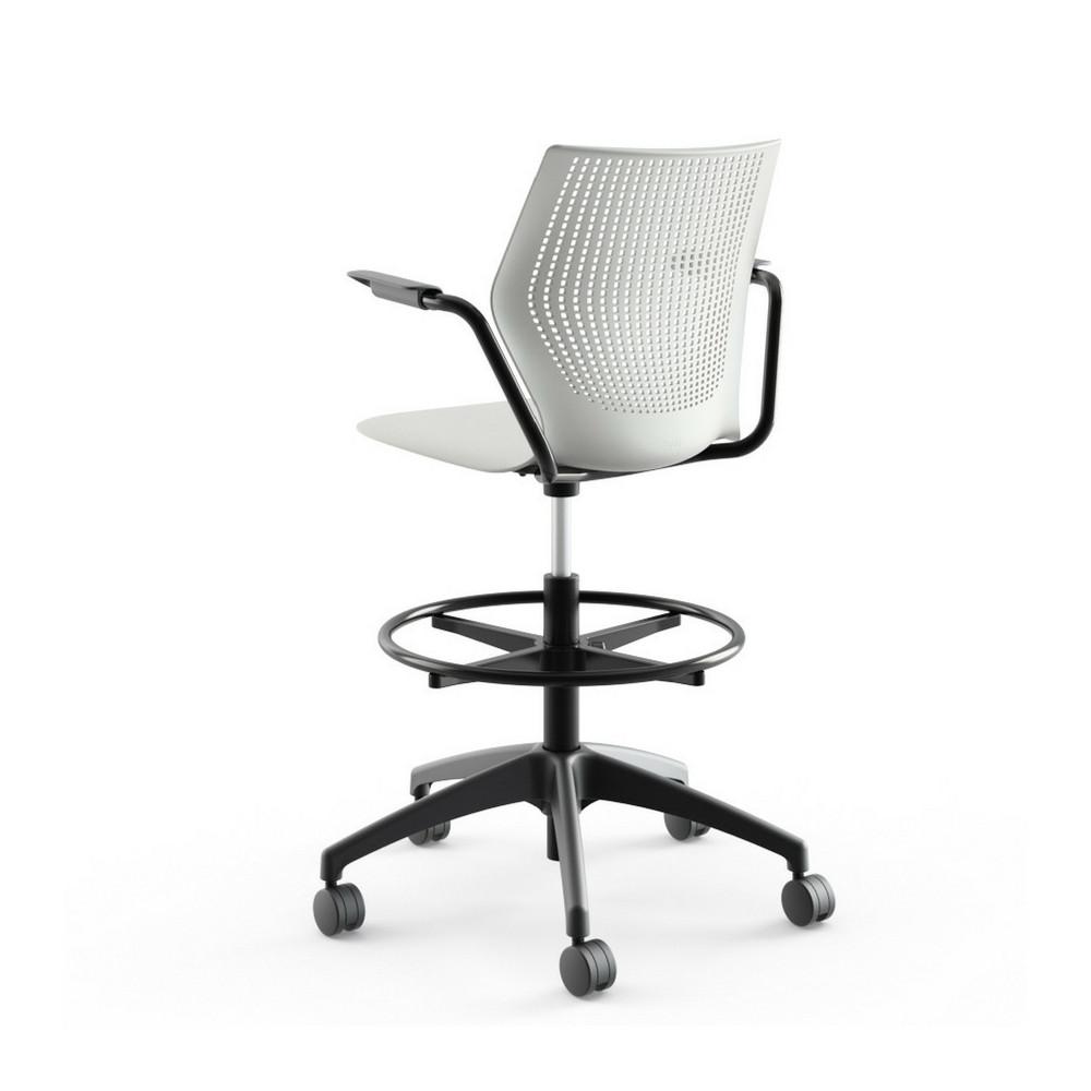 MultiGeneration High Task Chair with Arms with Grey Seat by Knoll