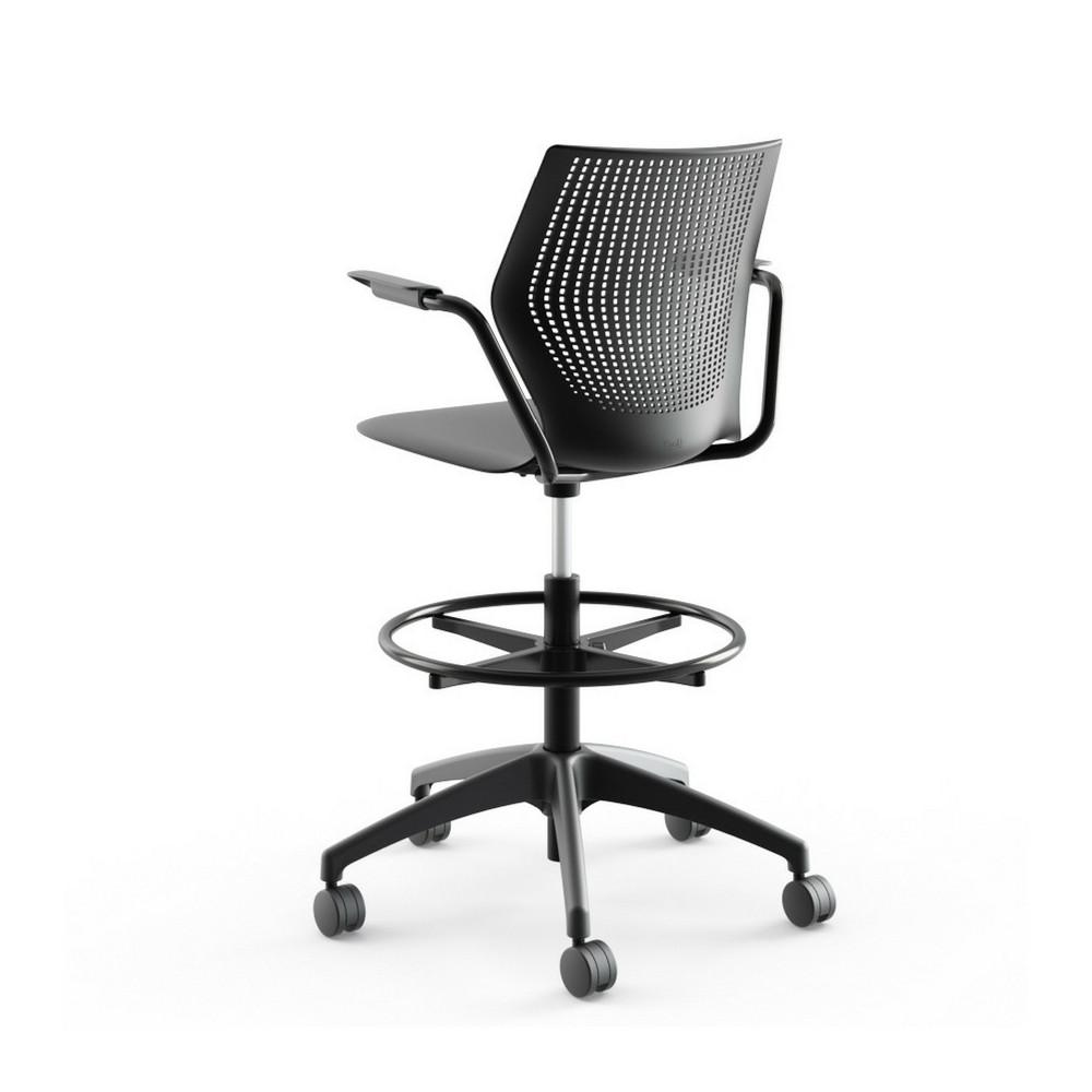 MultiGeneration High Task Chair with Arms with Onyx Seat by Knoll