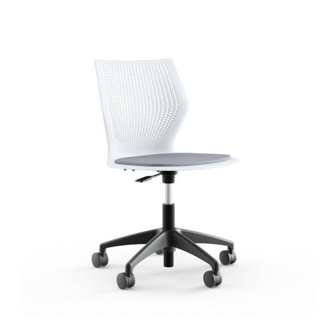 Knoll MultiGeneration Light Task Chair - Armless with Seat Pad