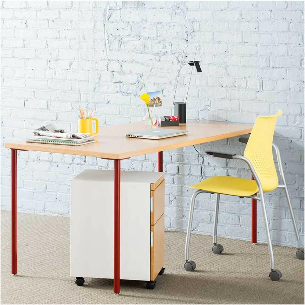 https://www.paletteandparlor.com/cdn/shop/products/formway-multigeneration-stacking-chair-with-arms-yellow-shell-silver-base-insitu-knoll_1000x.jpg?v=1505691717