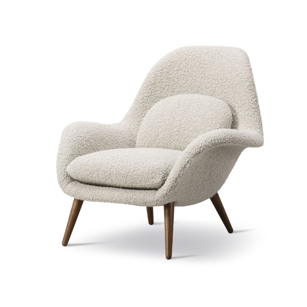 Fredericia Swoon Lounge Chair Nimbus 007 Nubby Boucle