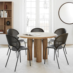 Fredericia Trinidad Chairs by Nana Ditzel with Islets Dining Table by Maria Bruun