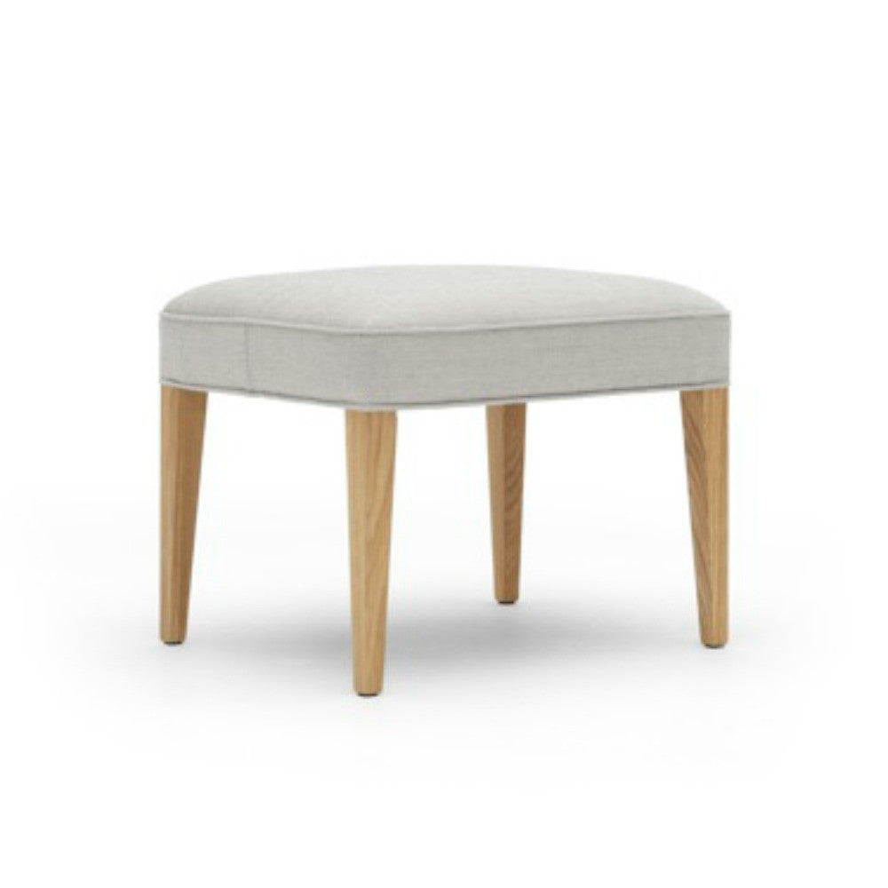 Frits Henningsen Heritage Footstool FH420 Grey Oak Legs Angled Carl Hansen