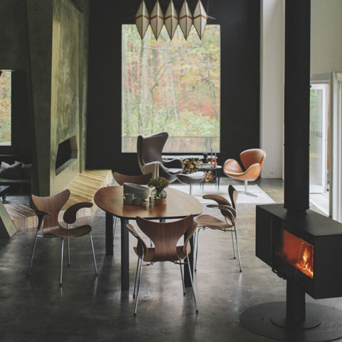 Fritz Hansen Lily Chair - Walnut Veneer