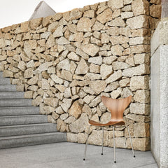Fritz Hansen Arne Jacobsen Lily Chair 3108 with Stone Wall