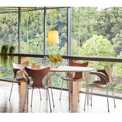 Fritz Hansen Lily Chair - Walnut Veneer