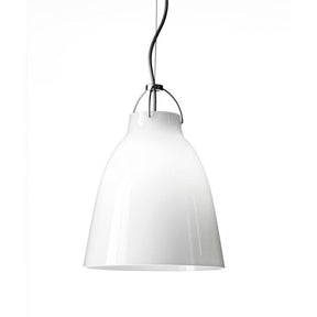 Fritz Hansen Caravaggio Pendant Light by Cecilie Manz in Opal Glass
