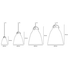 Fritz Hansen Caravaggio Pendant - Matt