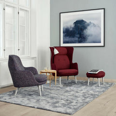 Fri Chair in Fritz Hansen Copenhagen Showroom with Ro Chair by Jaime Hayon