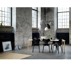 Fritz Hansen Grand Prix Table and Chairs in Loft