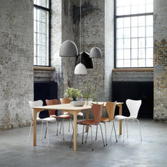 Fritz Hansen Grand Prix Table and Series 7 Chairs