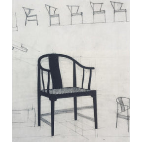 Hans Wegner China Chair original sketches