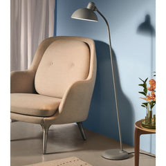 Fritz Hansen Fri Chair by Jaime Hayon with Grey Kaiser Idell Floor Lamp