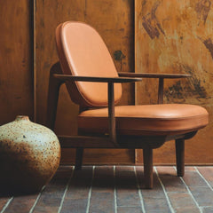 Fritz Hansen Jaime Hayon JH97 Lounge Chair Leather in situ