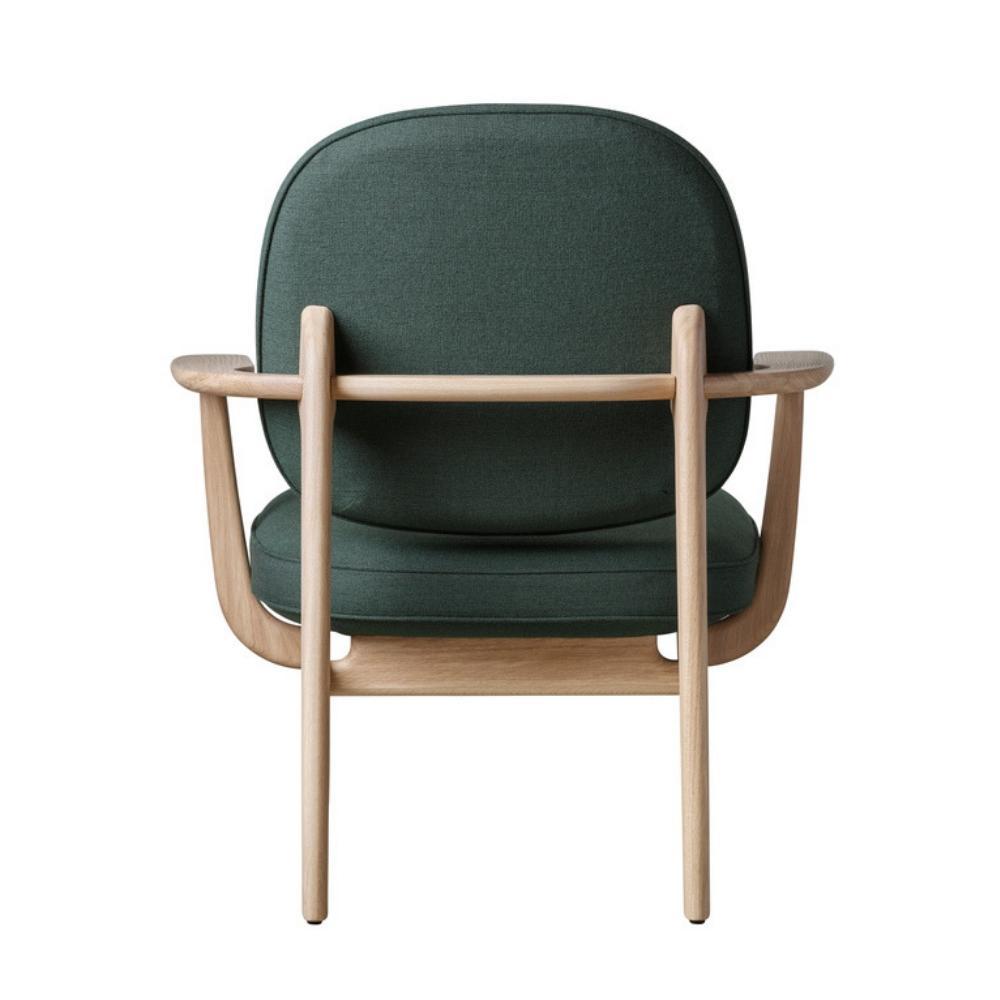 Fritz Hansen JH97 Lounge Chair Christianshavn Green Back