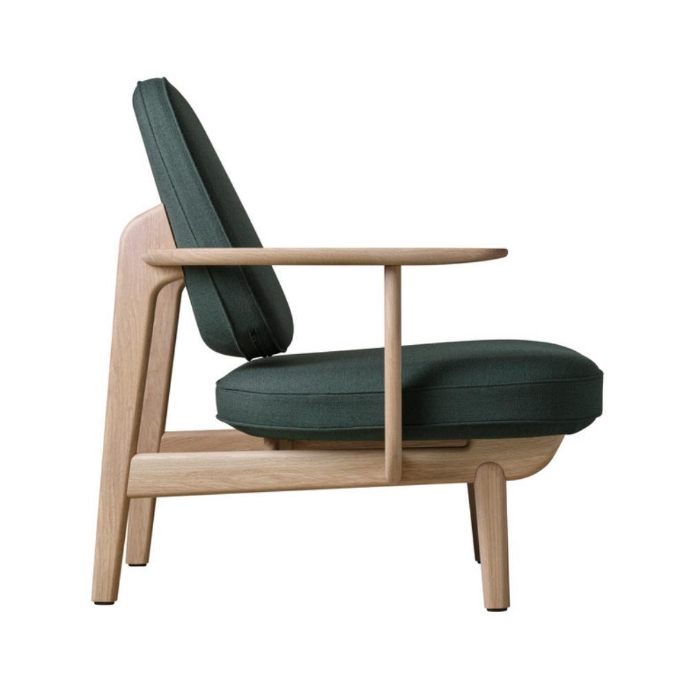 Fritz Hansen JH97 Lounge Chair Christianshavn Green Side