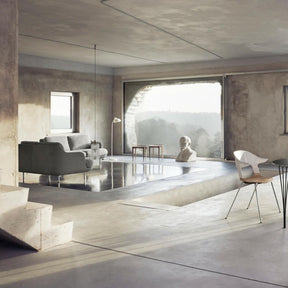 Fritz Hansen Lune Sofa by Jaime Hayon in Room with Pair Chair