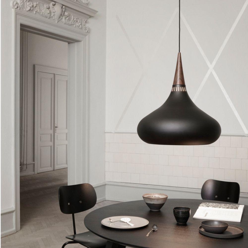 Fritz Hansen Orient Pendant Light Black in Copenhagen dining room