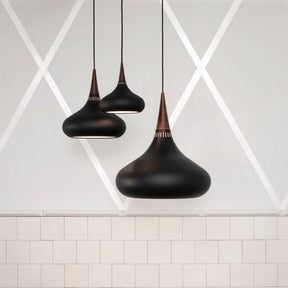 Fritz Hansen Orient Pendant Lights Black Styled