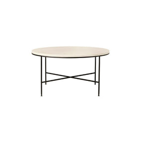 Paul McCobb Planner Coffee Table Round Cream Marble