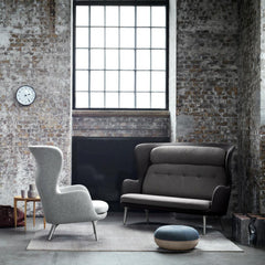 Fritz Hansen Ro Chair and Ro Sofa in Loft with Cecilie Manz Pouf