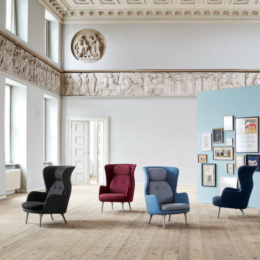 Fritz Hansen Ro Chairs in Designer Selection Colors in Room