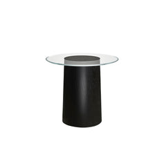 Fritz Hansen Stub Side Table in Black Painted Ash