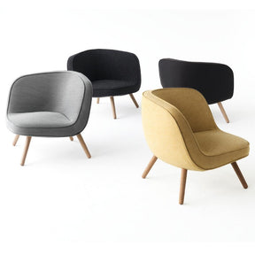 Fritz Hansen Via 57 Chairs Grey and Yellow Styled