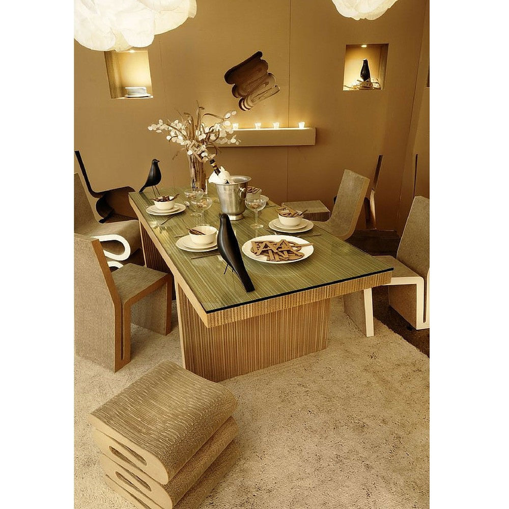 Frank Gehry Wiggle Stool in Dining Room Vitra