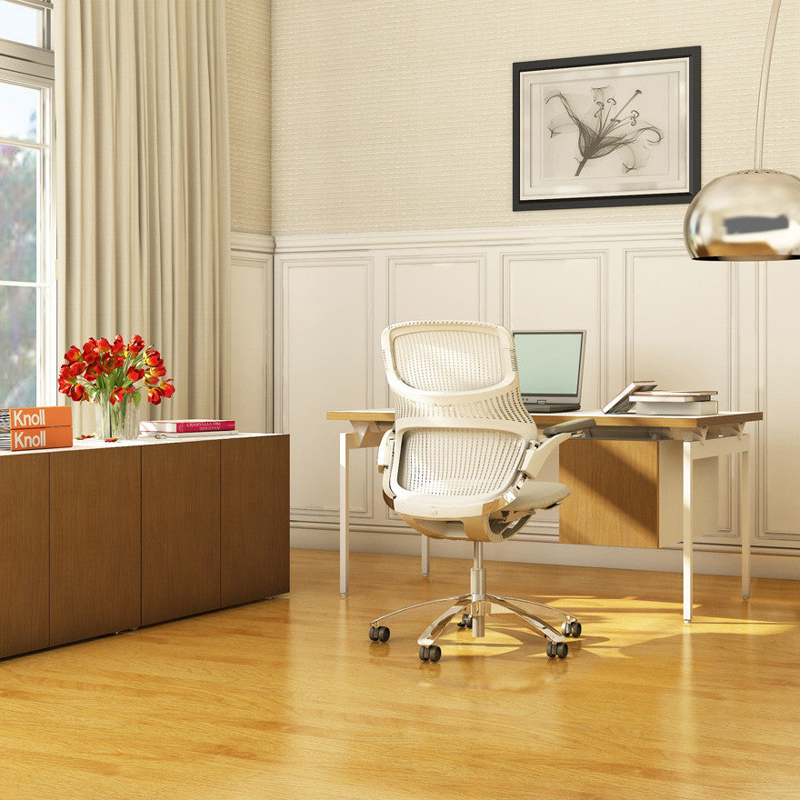 Generation by Knoll Office Chair in White in Room Formway Design Palette and Parlor