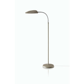 GUBI Greta Grossman Cobra Floor Lamp Warm Grey