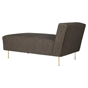 Modern Line Chaise Lounge Sofa with Chianti 05 Upholstery by Greta M. Grossman for GUBI