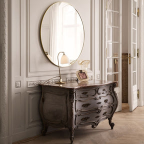 GUBI Wall Mirror with Chest and Bestlite