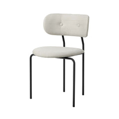GUBI Coco Dining Chair by OEO Studio in White Bouclé