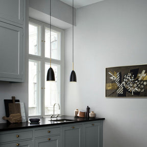 GUBI Grasshopper Pendant Lights by Greta Grossman in Kitchen