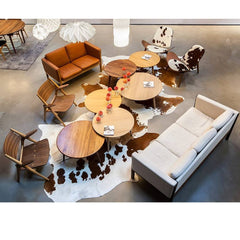 Hans Wegner CH008 Coffee Tables in Carl Hansen & Son LA Showroom
