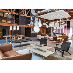 Wegner CH011 Coffee Tables in LA Showroom Carl Hansen & Son