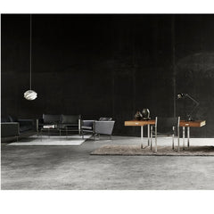 Hans Wegner CH103 Sofa Black Leather Executive Collection Carl Hansen & Son