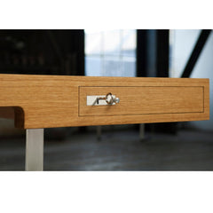 Wegner CH110 Desk Locked Drawer Detail