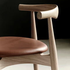 Hans Wegner CH20 Elbow Chair Side Detail Carl Hansen & Son Palette & Parlor