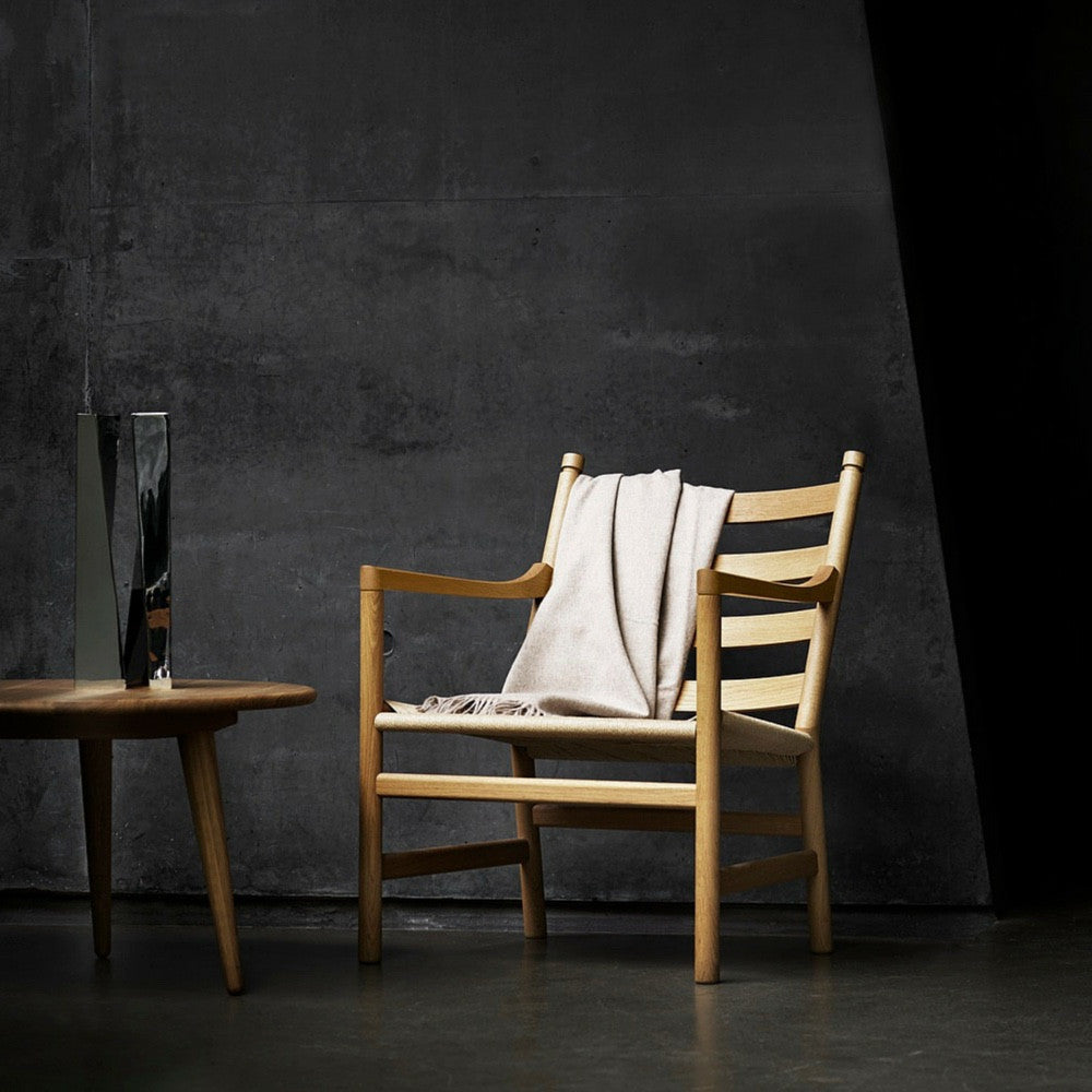 Hans Wegner CH44 Chair in Room Oak Natural Paper Cord